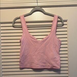 Abercrombie & Fitch Light Pink Ribbed Top